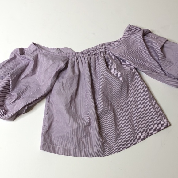 MLM Label Off Shoulder Striped Top XS - Picture 7 of 9